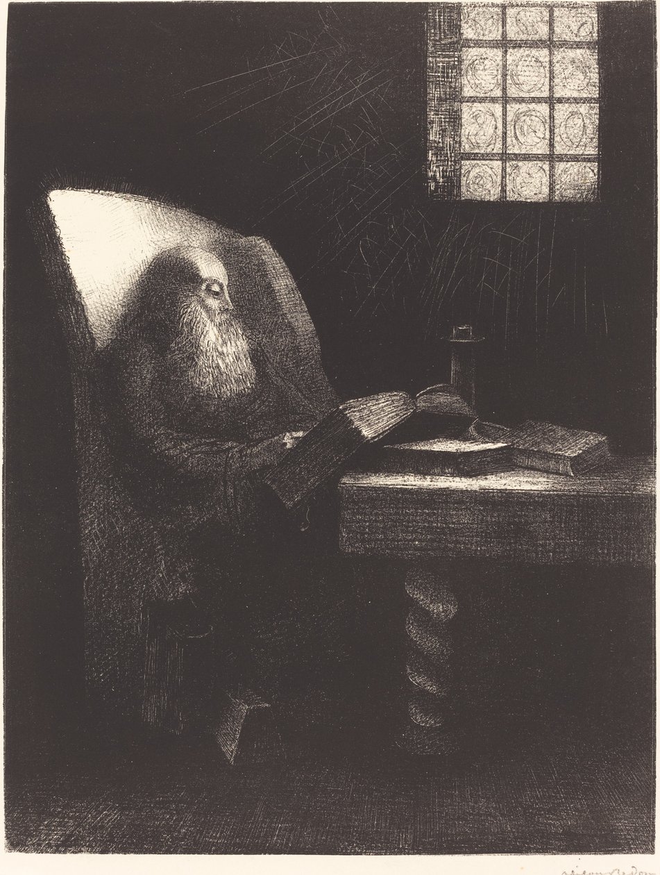 Le Liseur (Az olvasó) alkotó: Odilon Redon