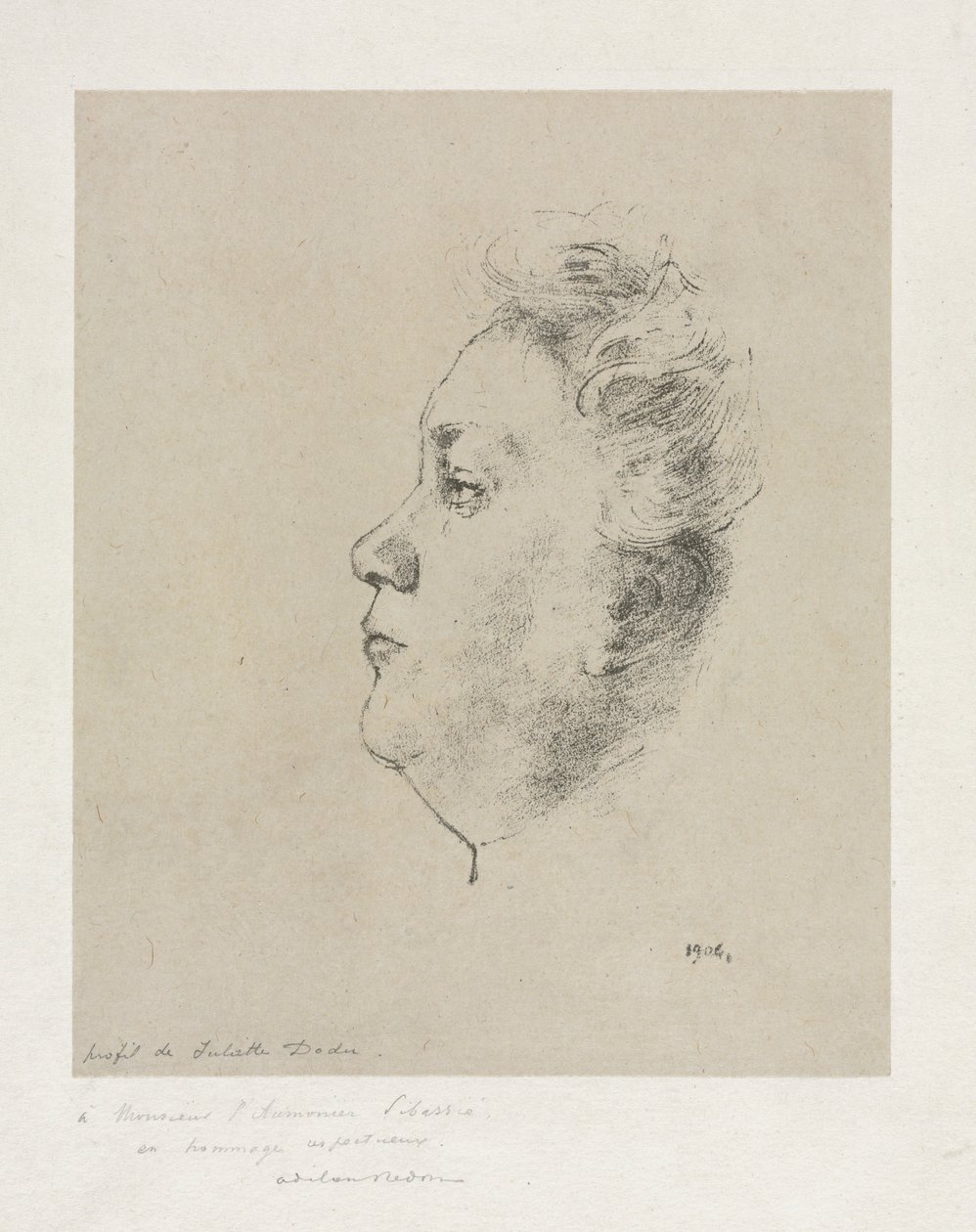 Juliette Dodu kisasszony, 1904. alkotó: Odilon Redon