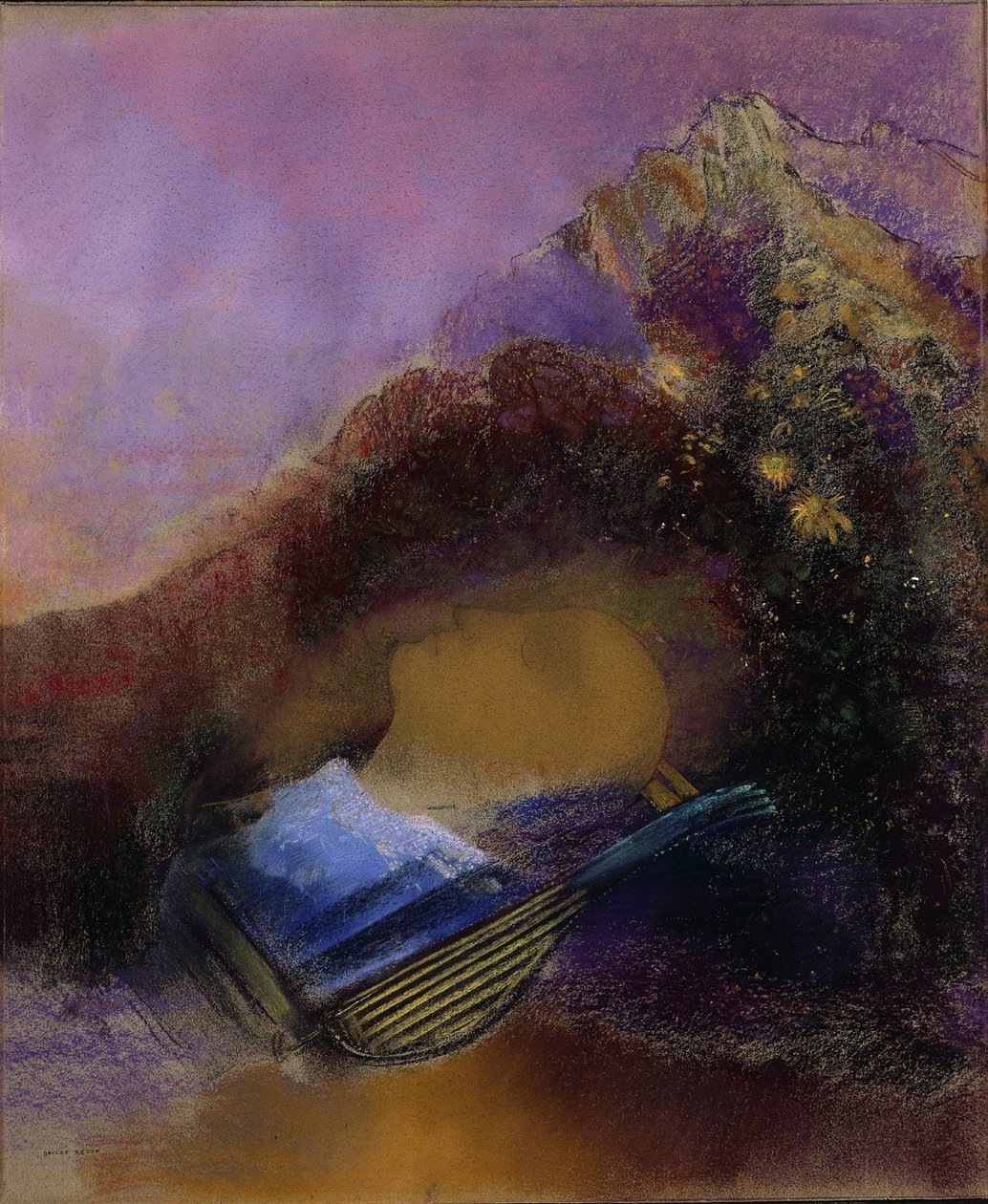 Orpheus, c. 1903-1910. alkotó: Odilon Redon