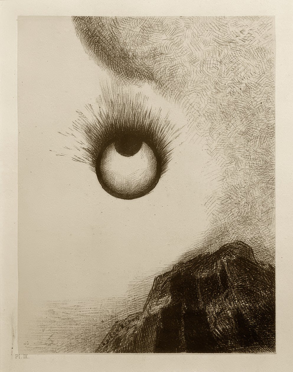 Mindenhol lángolnak a pupillák alkotó: Odilon Redon