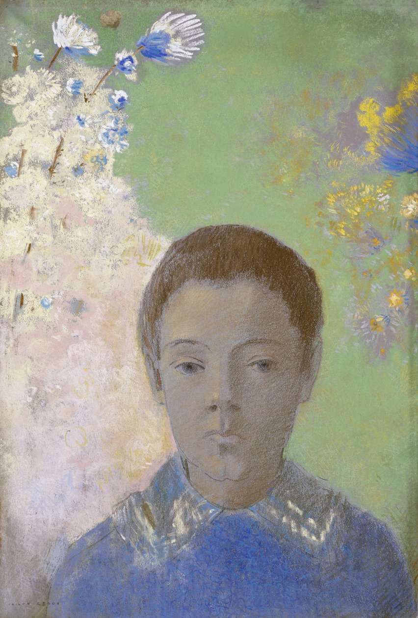 Ari Redon portréja, 1898 körül alkotó: Odilon Redon