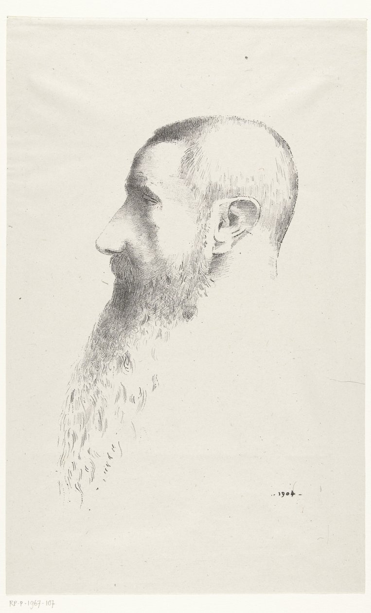 Roger Marx portréja alkotó: Odilon Redon