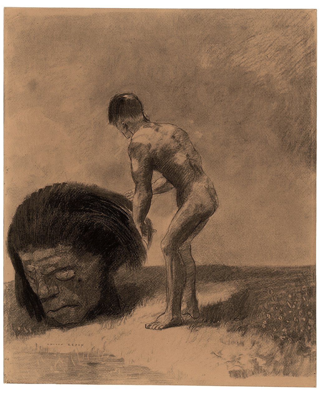 Primitív lény alkotó: Odilon Redon
