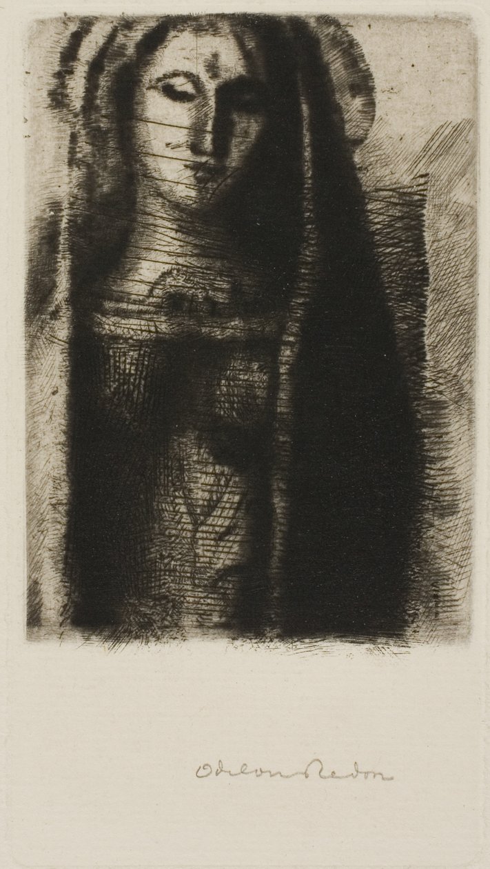 Maleine hercegnő (A kis Madonna) alkotó: Odilon Redon