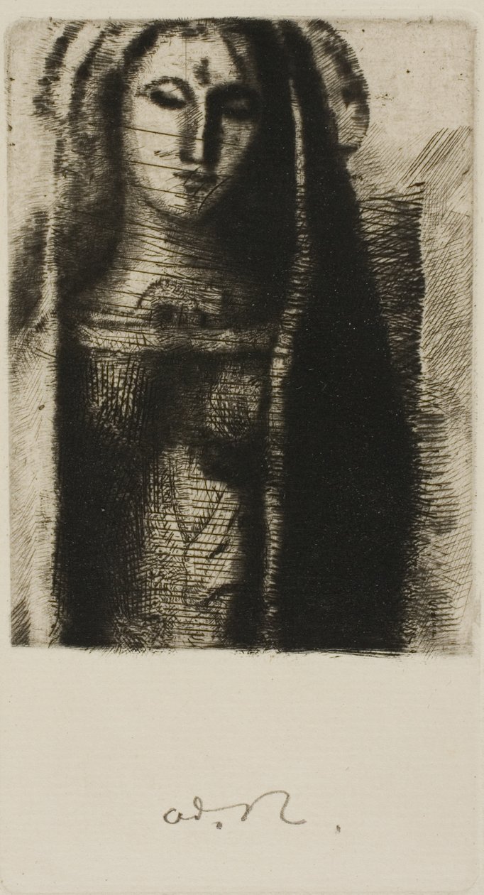 Maleine hercegnő (A kis Madonna) alkotó: Odilon Redon