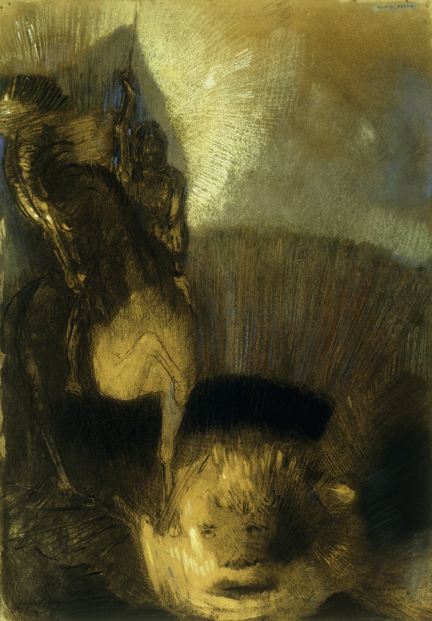 Szent György, c. 1905 alkotó: Odilon Redon