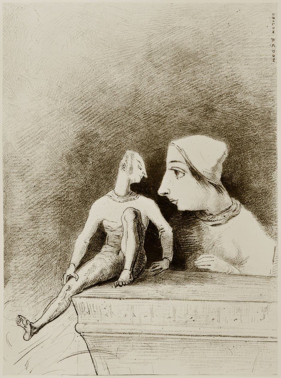 hízelgés alkotó: Odilon Redon
