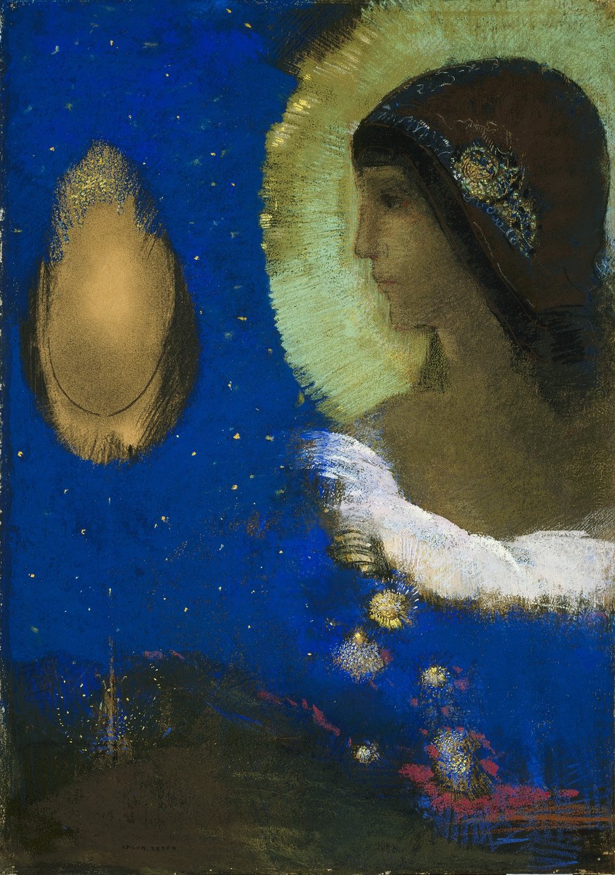 Sita, 1893 körül alkotó: Odilon Redon