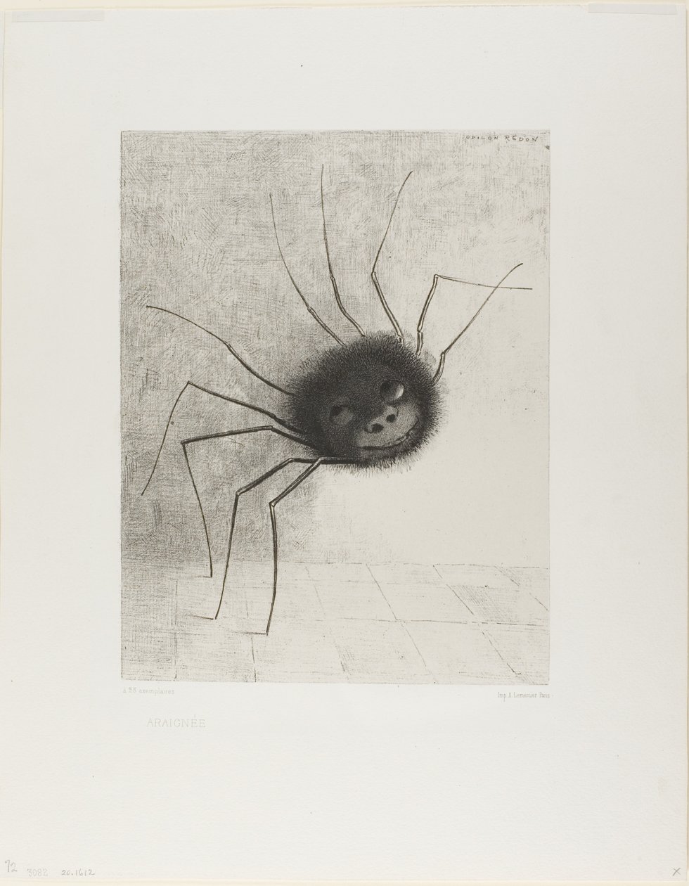 Pók alkotó: Odilon Redon