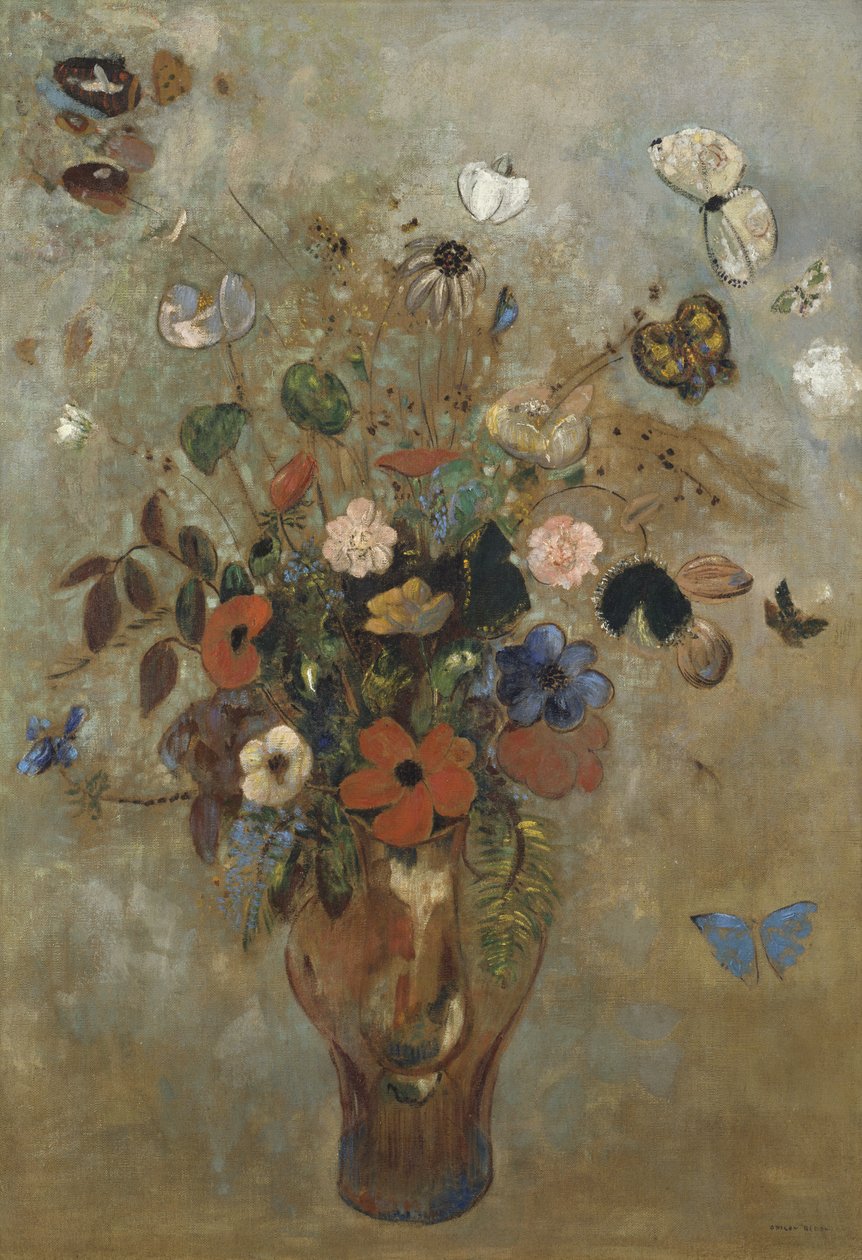 Csendélet virágokkal, 1905 alkotó: Odilon Redon