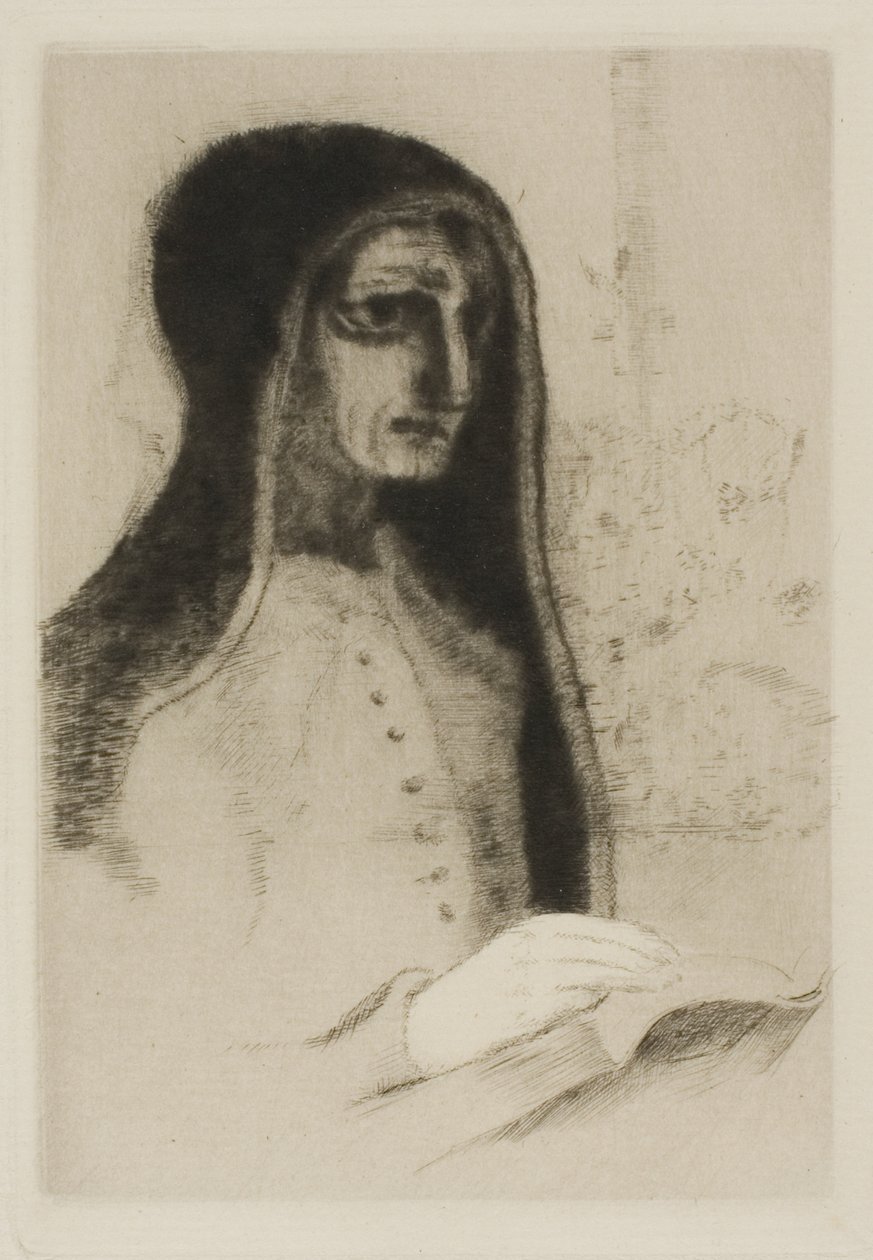 A könyv (Szent Teréz) alkotó: Odilon Redon