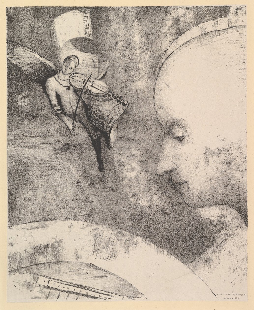 Az égi művészet, 1894. alkotó: Odilon Redon