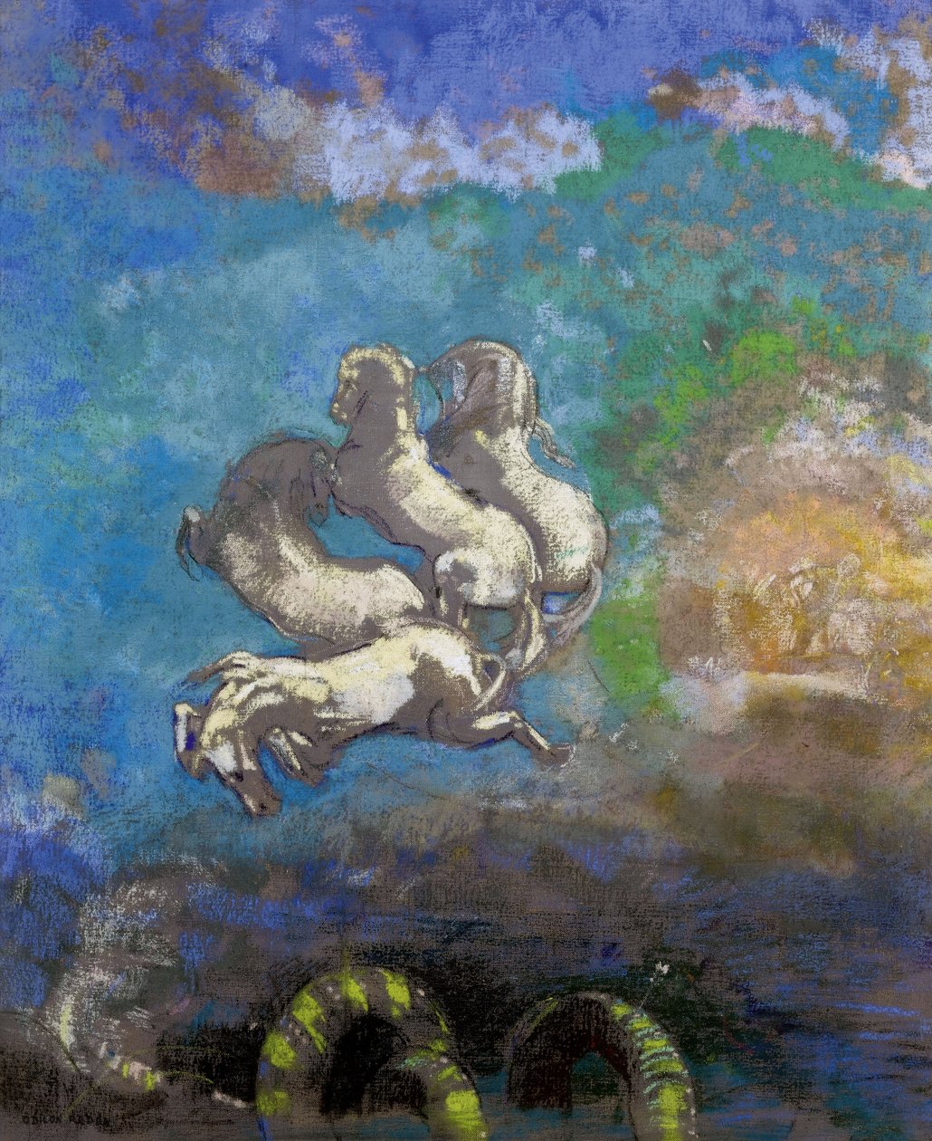 Apollo szekere alkotó: Odilon Redon