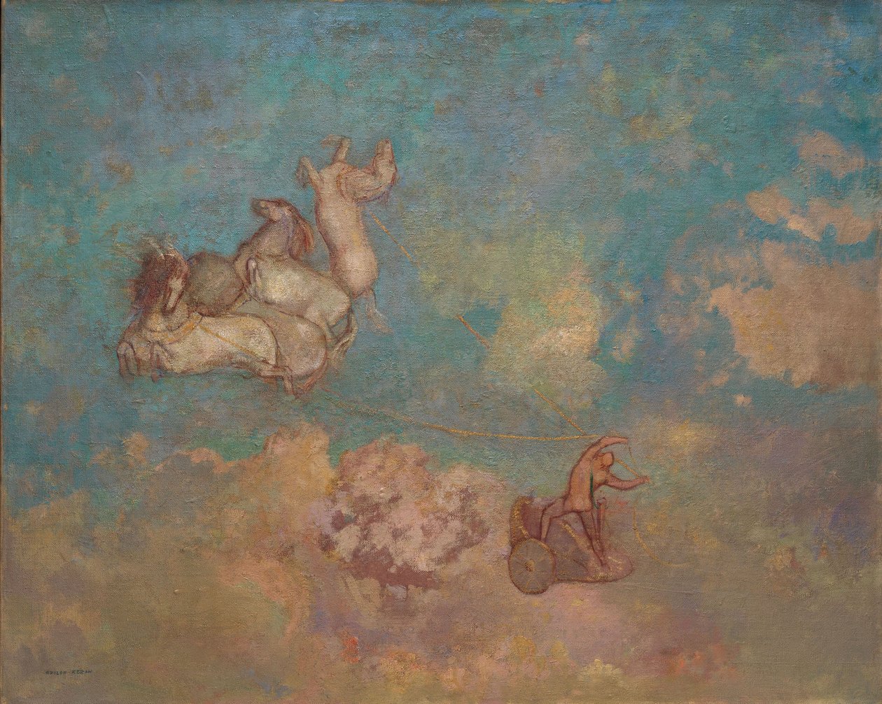 Apollo szekere alkotó: Odilon Redon