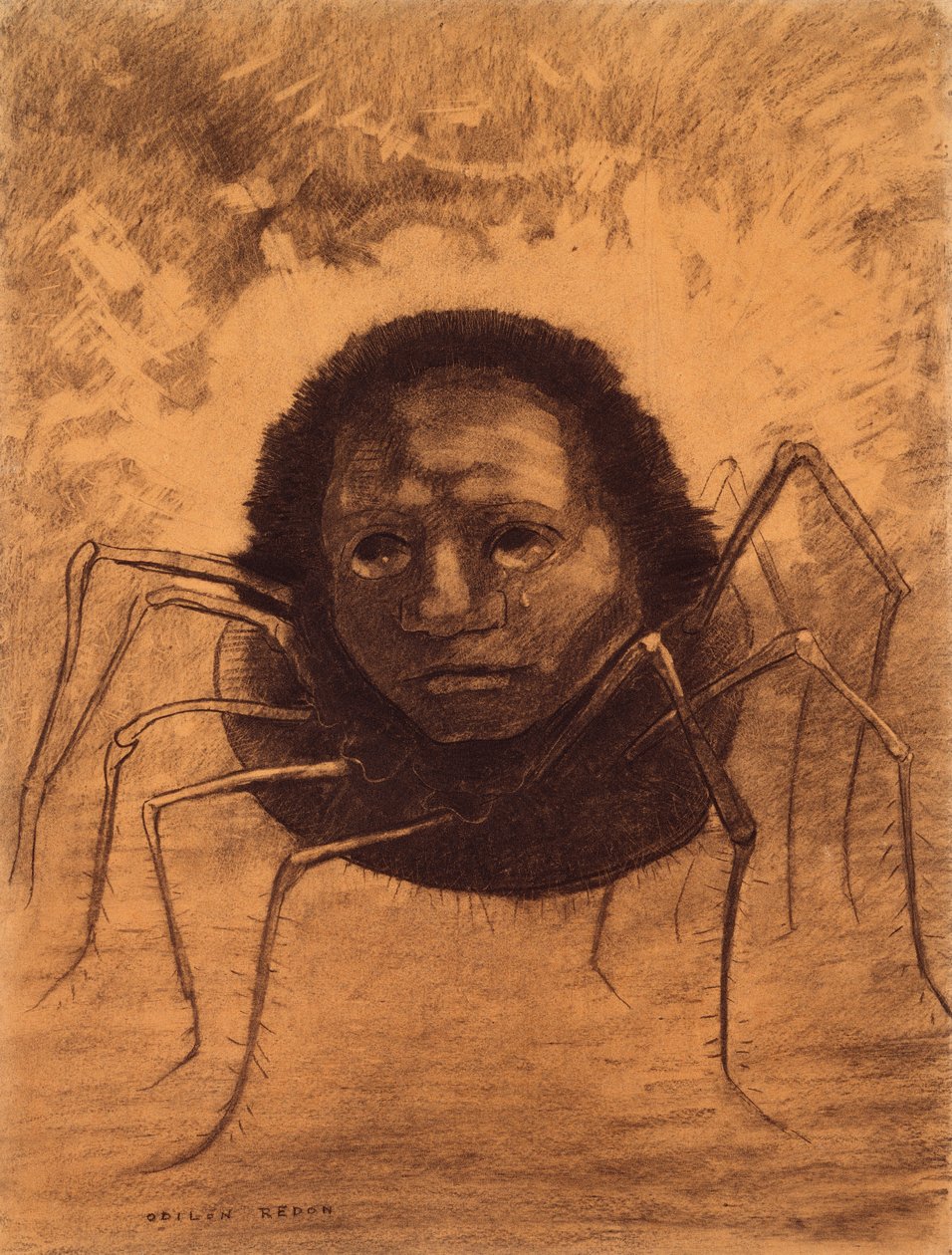 A síró pók alkotó: Odilon Redon