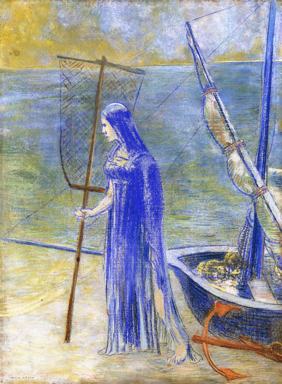A halásznő, 1900 alkotó: Odilon Redon