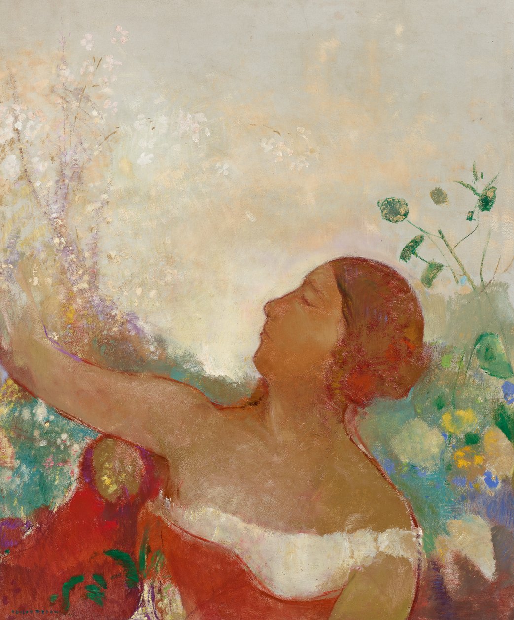 A predesztinált gyermek, Ophelia alkotó: Odilon Redon