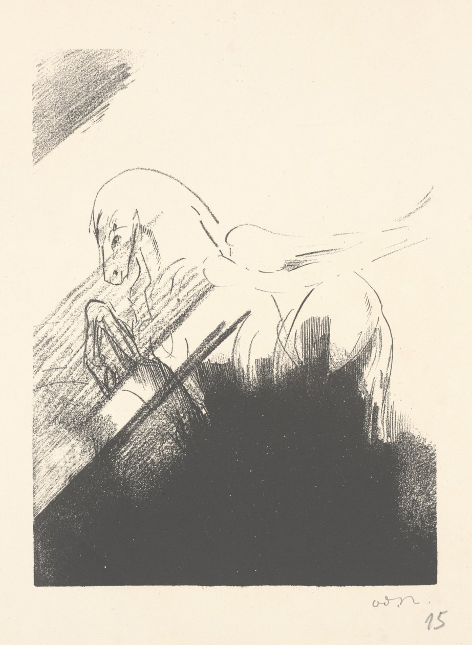 Szárnyas Ló alkotó: Odilon Redon