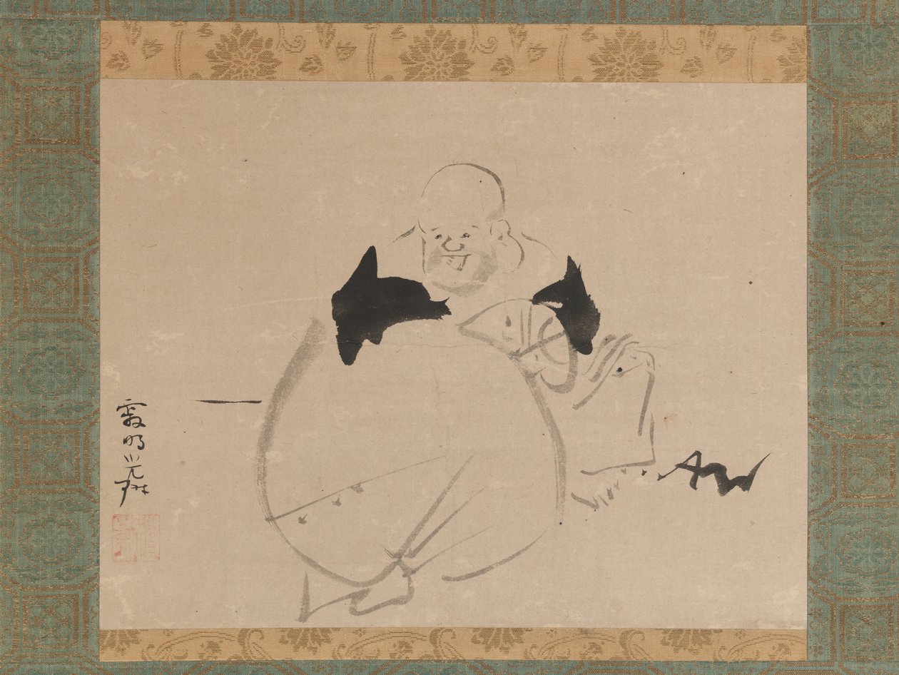 Hotei, 1704 után. alkotó: Ogata Korin
