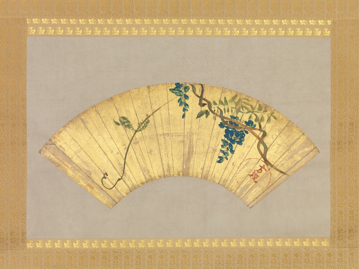 Wisteria, 17-18. század. alkotó: Ogata Korin
