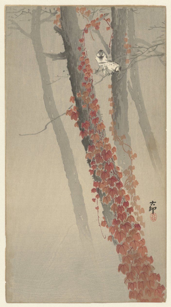 Vörös borostyán alkotó: Ohara Koson