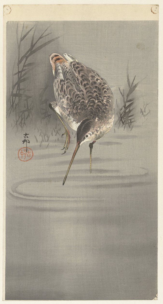 Vágj bele vízbe alkotó: Ohara Koson