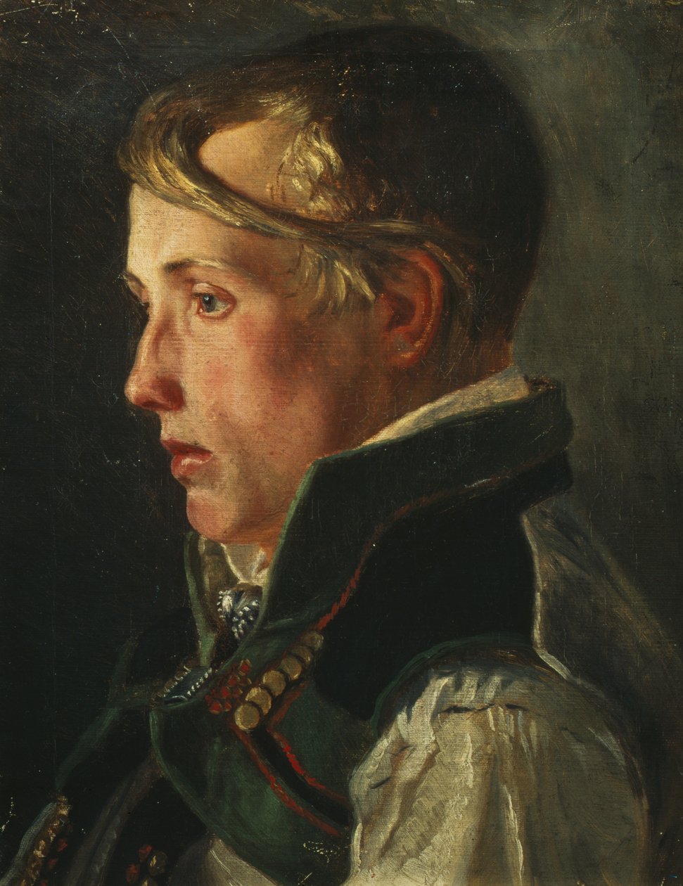 Fiatal fiú (olaj, vászon) alkotó: Olaf Isaachsen