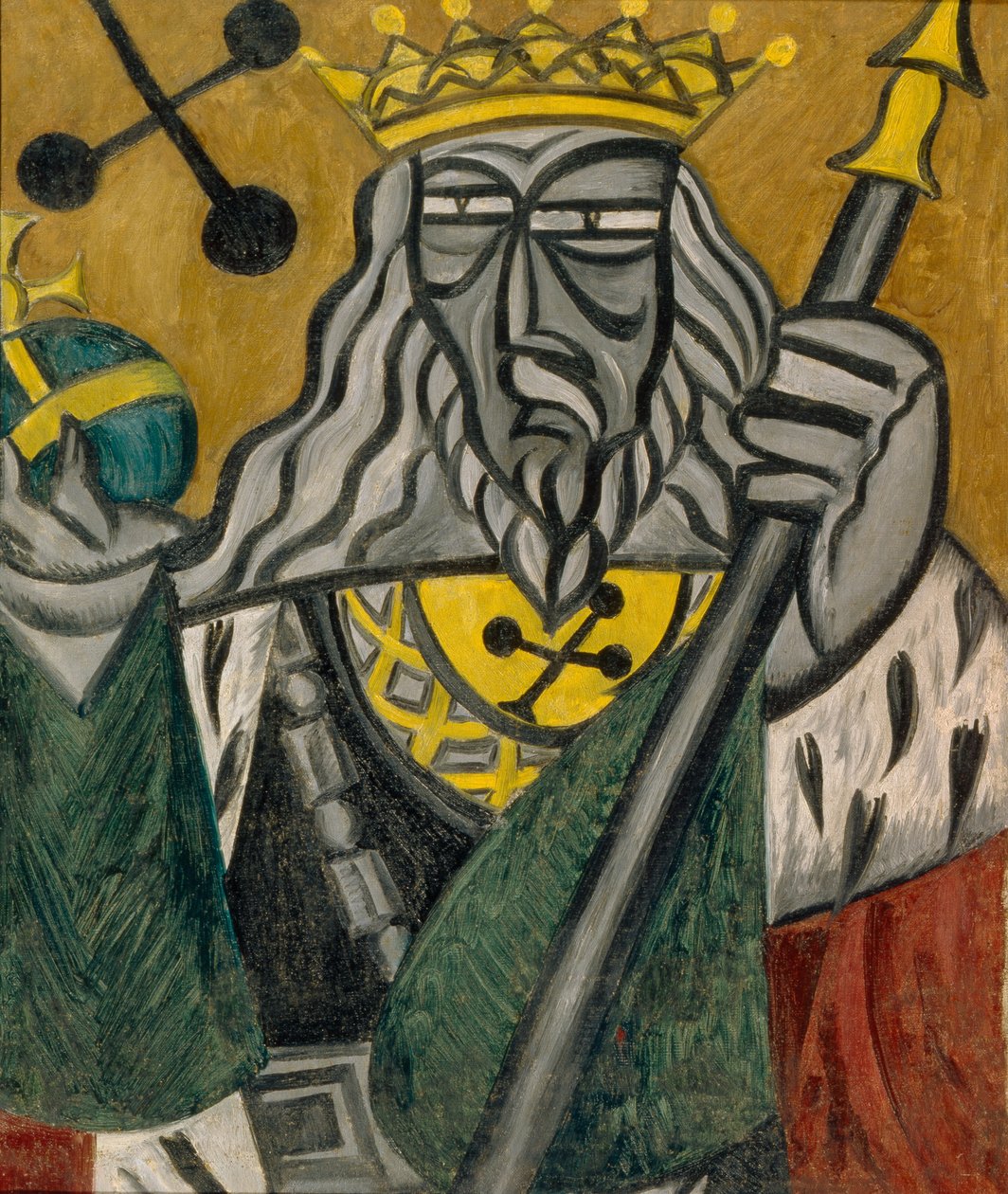 A klubok királya, 1915 alkotó: Olga Rozanova