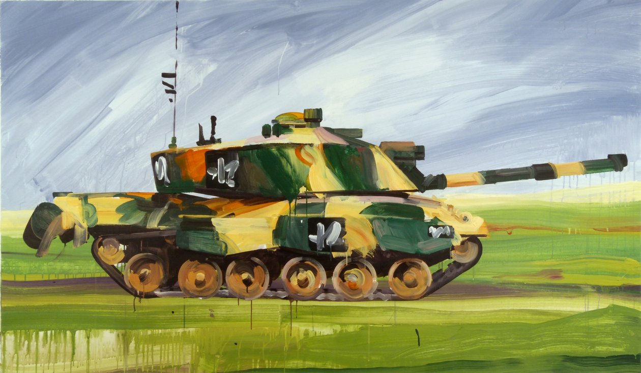 Char 1, 2015 (akril, vászon) alkotó: Olivier Morel