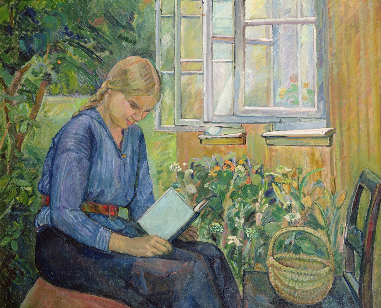 Éva Reading alkotó: Oluf Wold Thorne