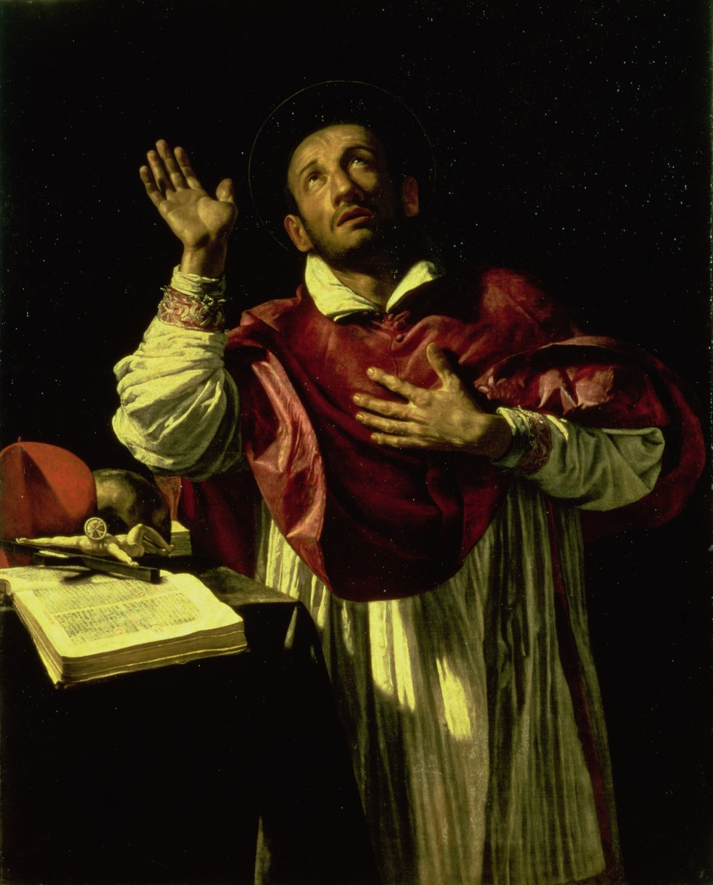 Szent Károly Borromeo, 1610 körül alkotó: Orazio Borgianni