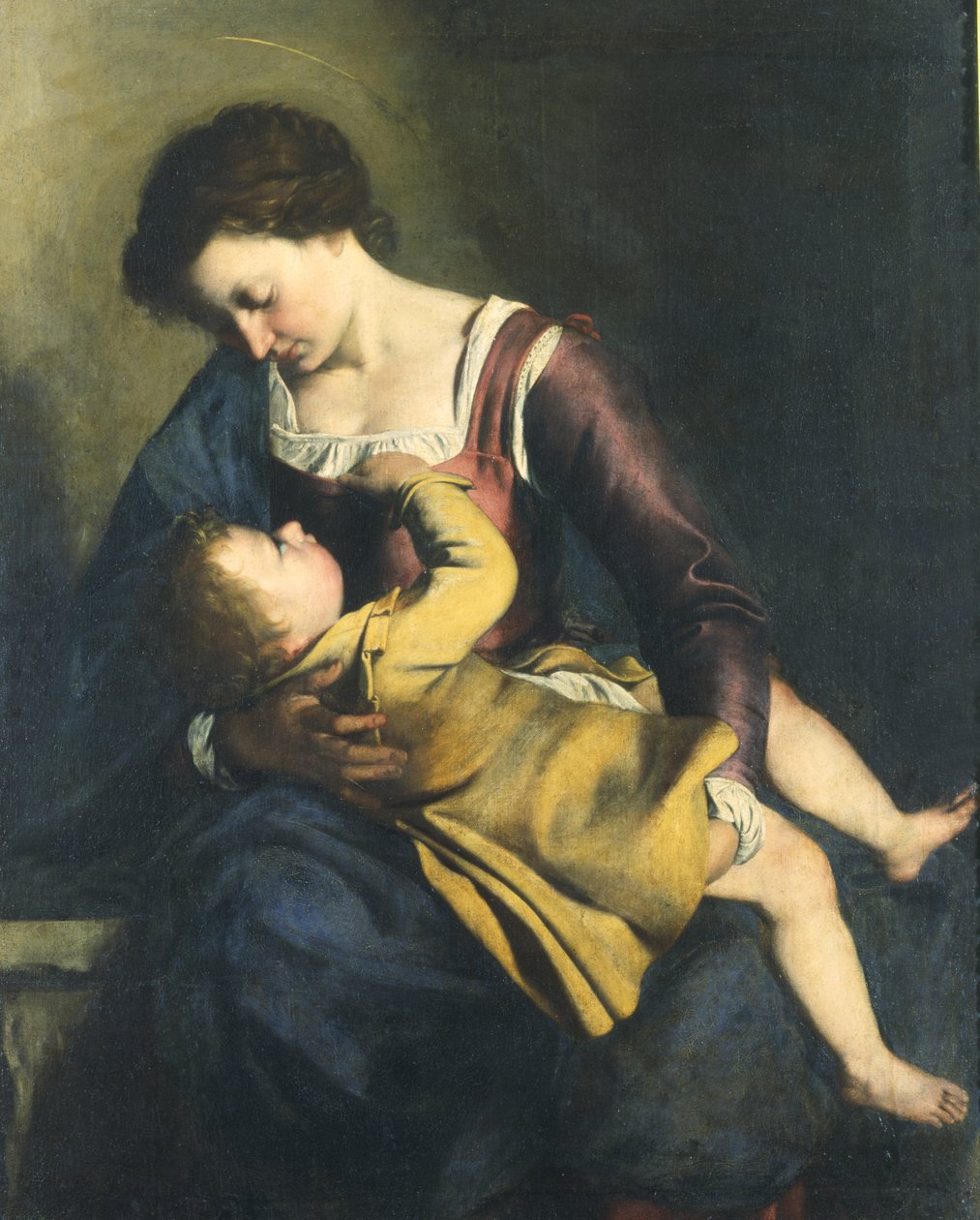 Madonna és gyermeke alkotó: Orazio Gentileschi