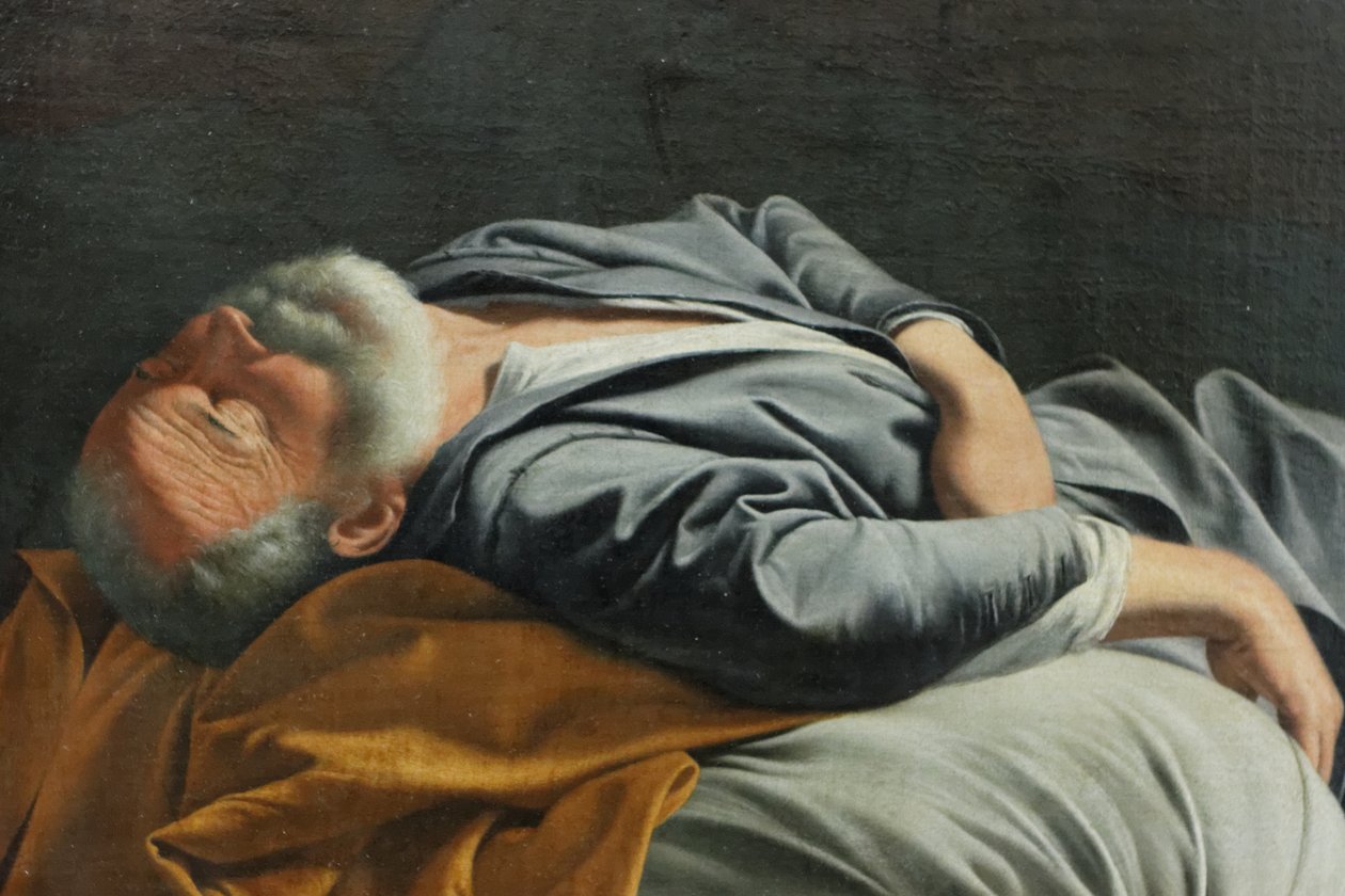 Pihenjen az egyiptomi repülésen alkotó: Orazio Gentileschi