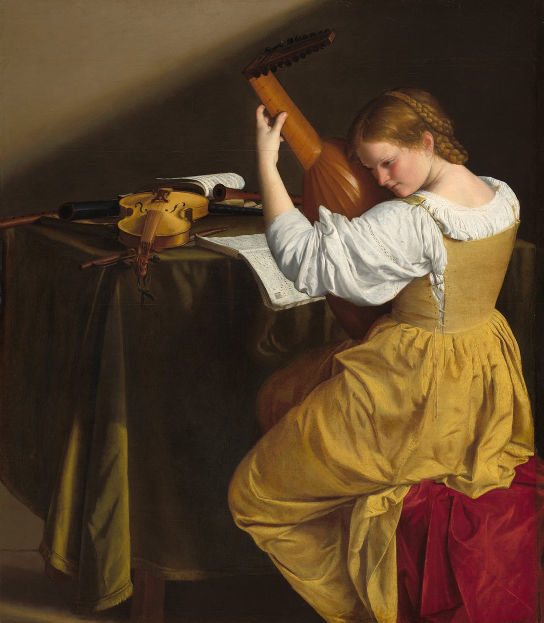 A lantjátékos alkotó: Orazio Gentileschi