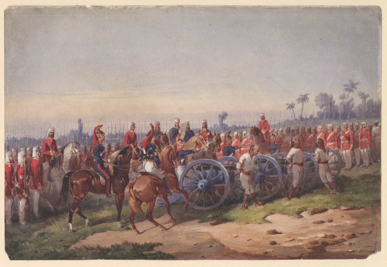 Fújás fegyverből, 1858 alkotó: Orlando Norie