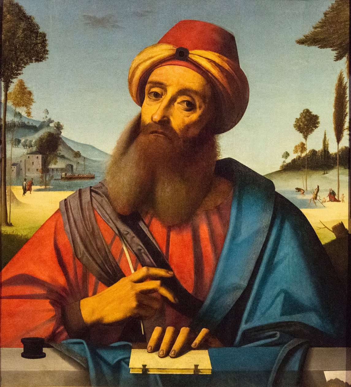 Ovidius portréja, kb. 1505-1510. alkotó: Ortolano