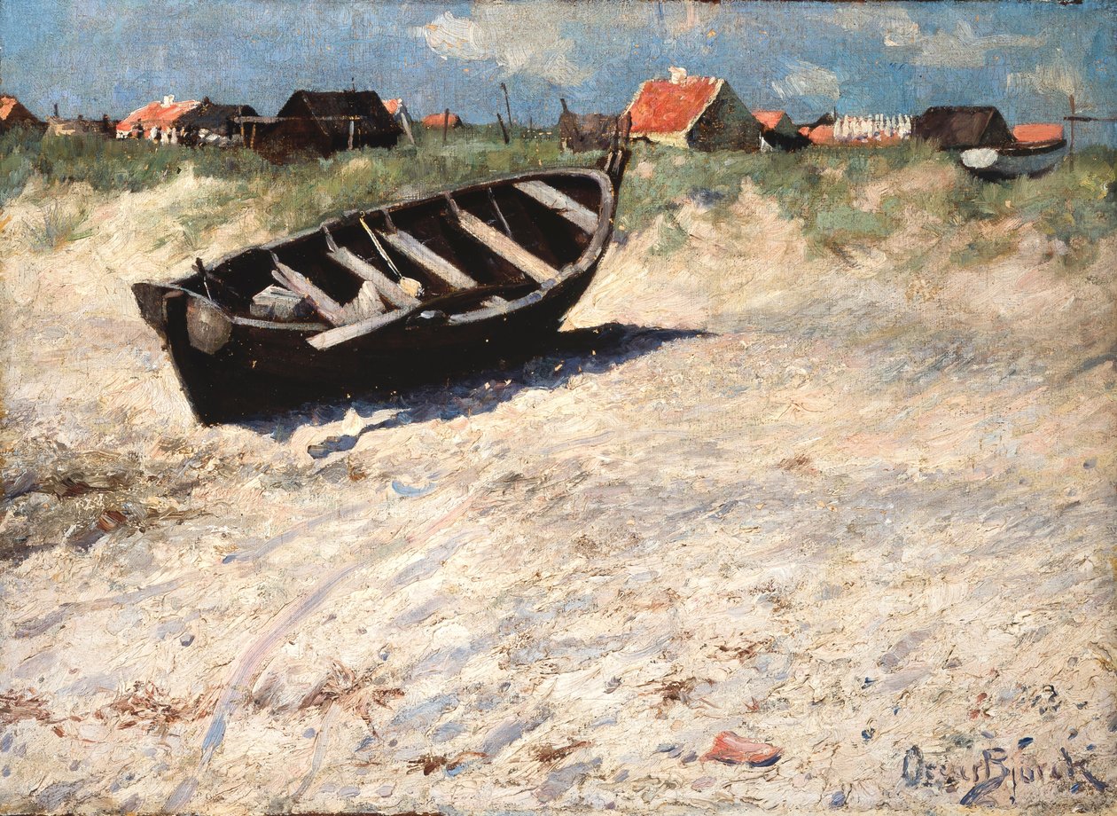 Hajó a Skagens South Beach -en alkotó: Oscar Gustaf Bjorck