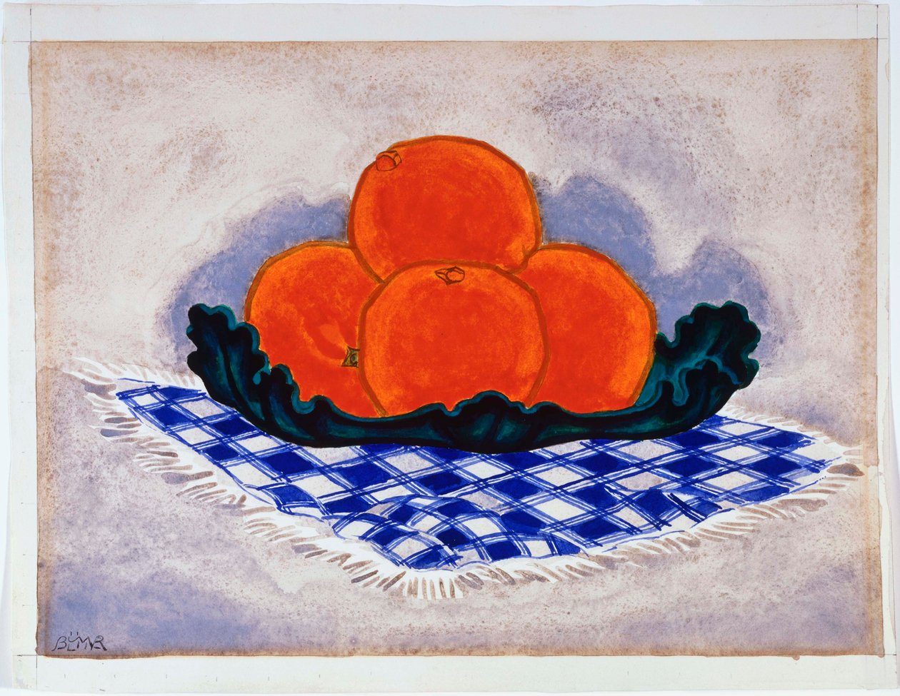 Narancs alkotó: Oscar Florianus Bluemner