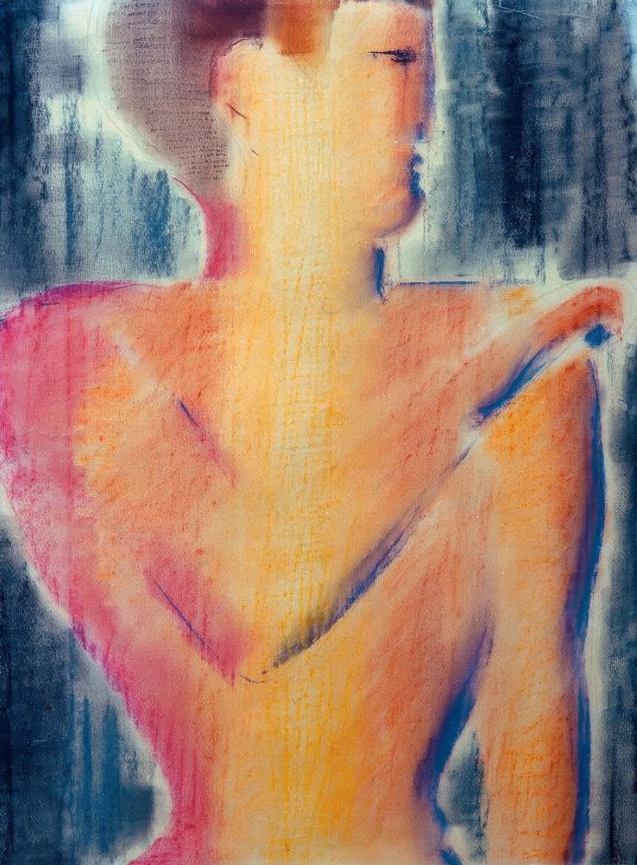 Férfialak jobbra alkotó: Oskar Schlemmer
