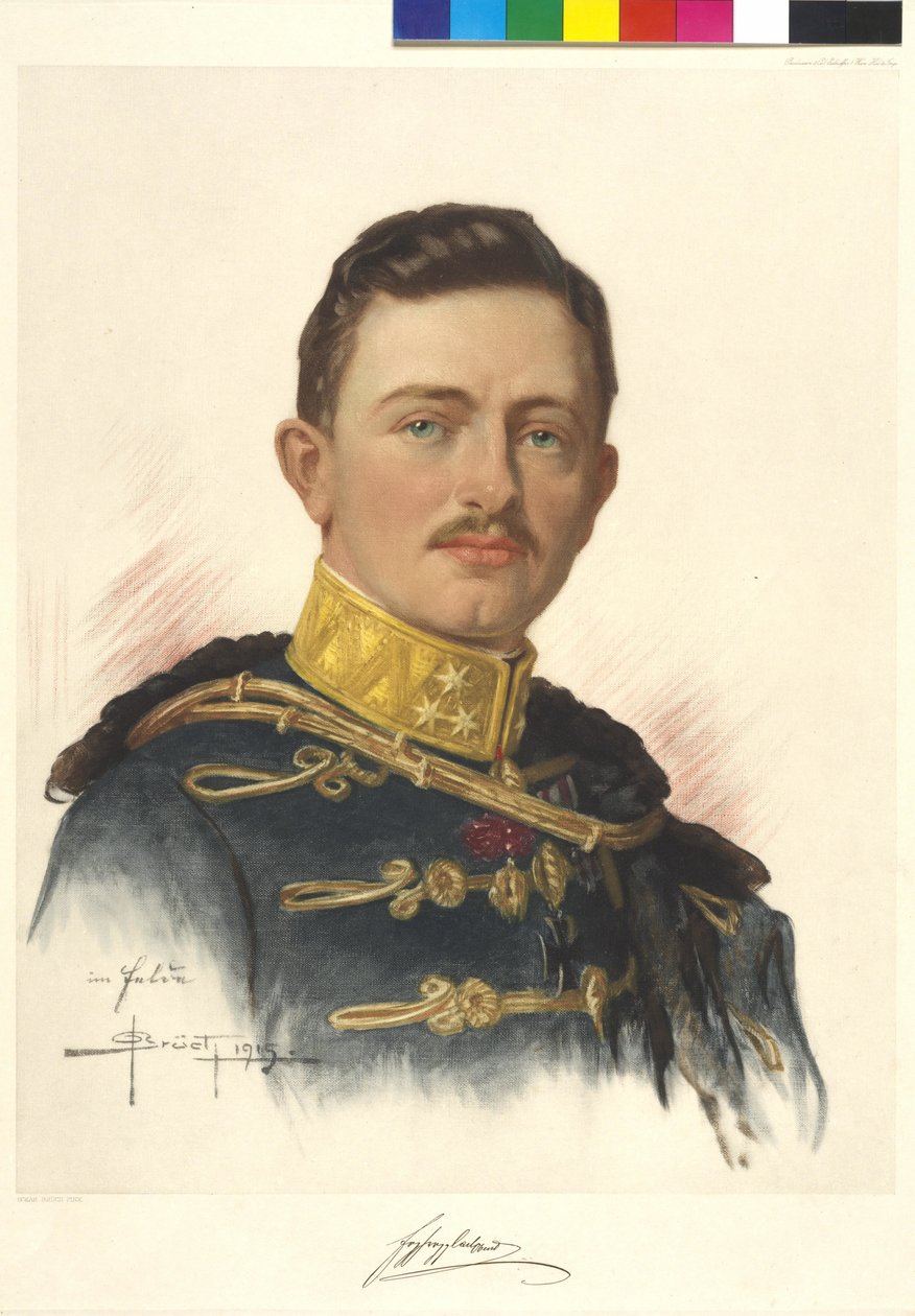 I. Károly osztrák császár alkotó: Oskar Bruch