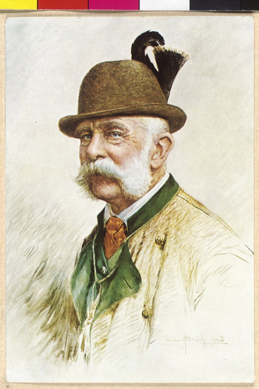 I. Ferenc József osztrák császár alkotó: Oskar Bruch