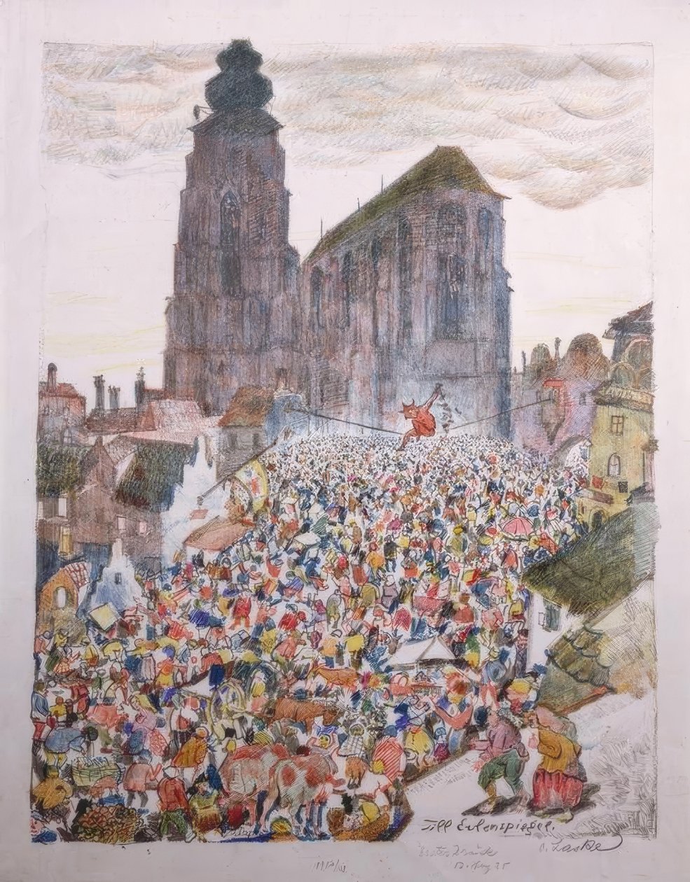 Eulenspiegel alkotó: Oskar Laske