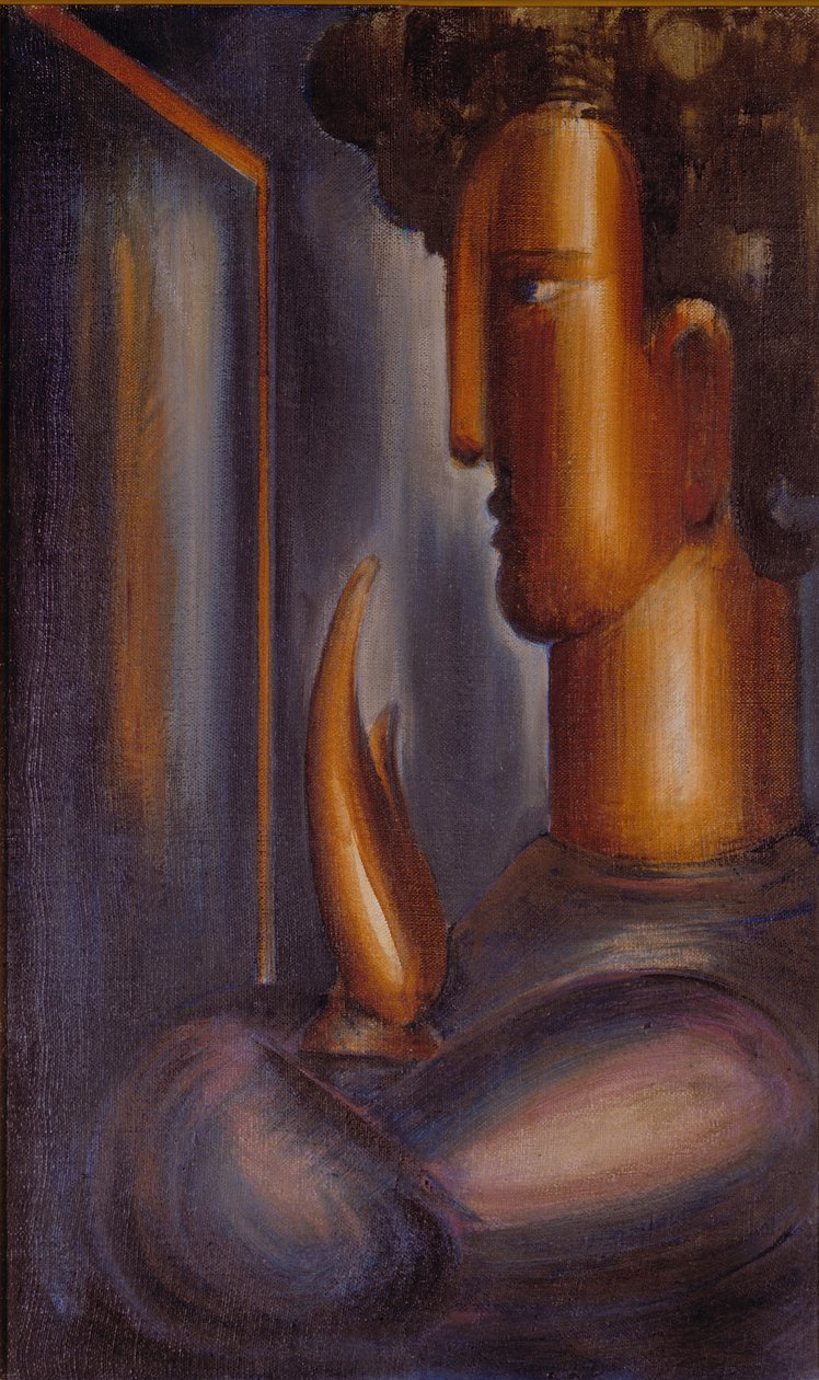 A tükör előtt alkotó: Oskar Schlemmer