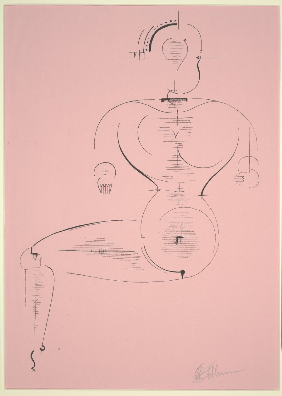 H 2. ábra alkotó: Oskar Schlemmer