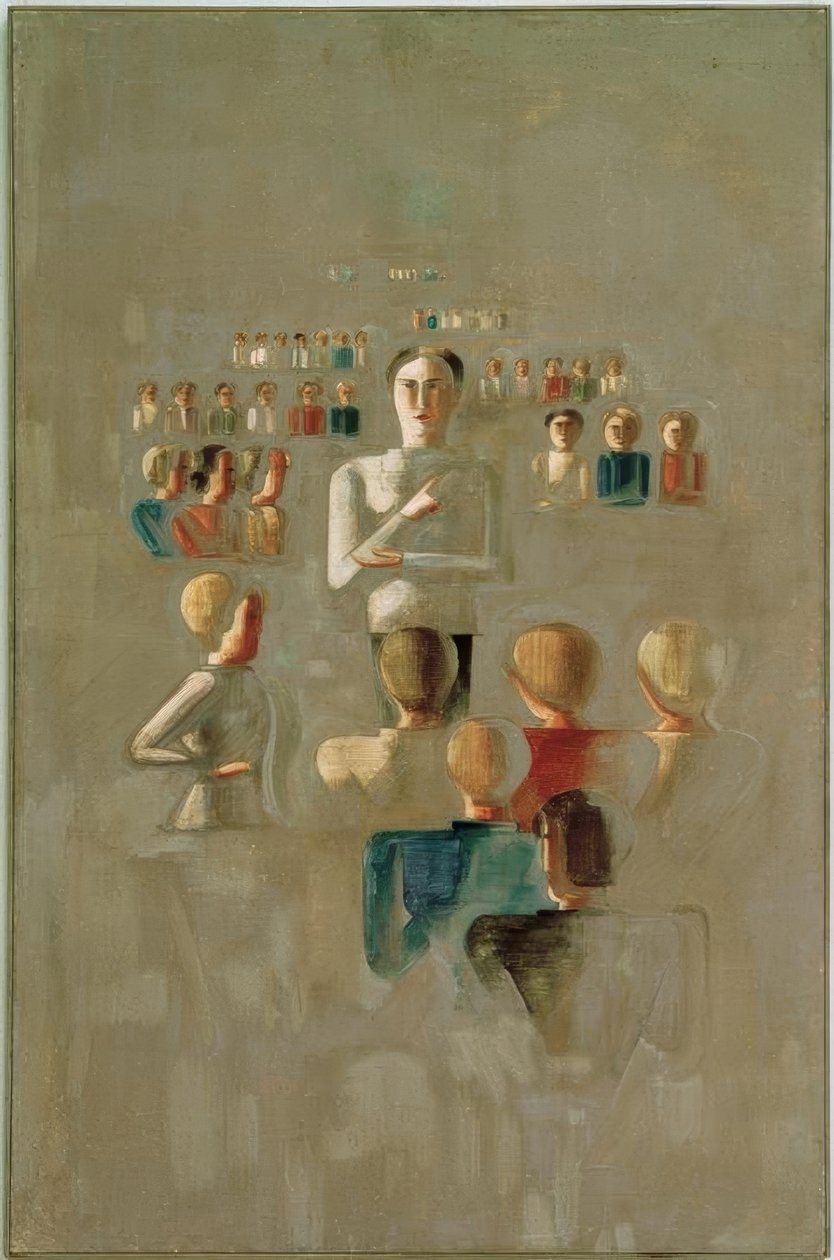 Folkwang ciklus: Leckék I alkotó: Oskar Schlemmer