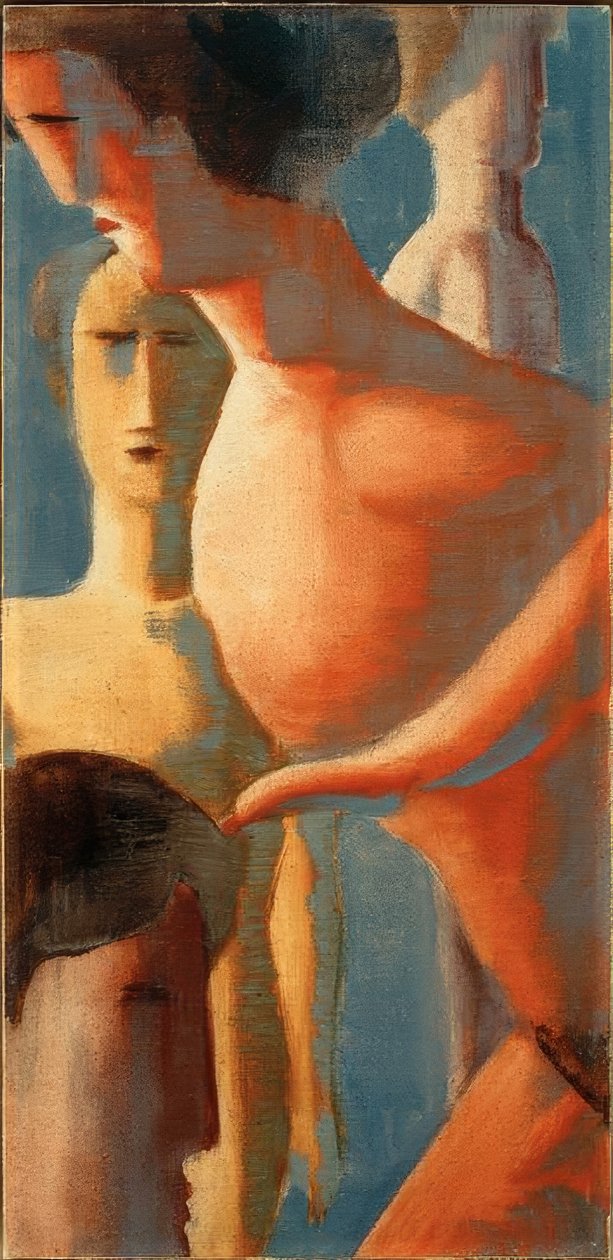 Kis összetétel II, sárga-piros csoport alkotó: Oskar Schlemmer