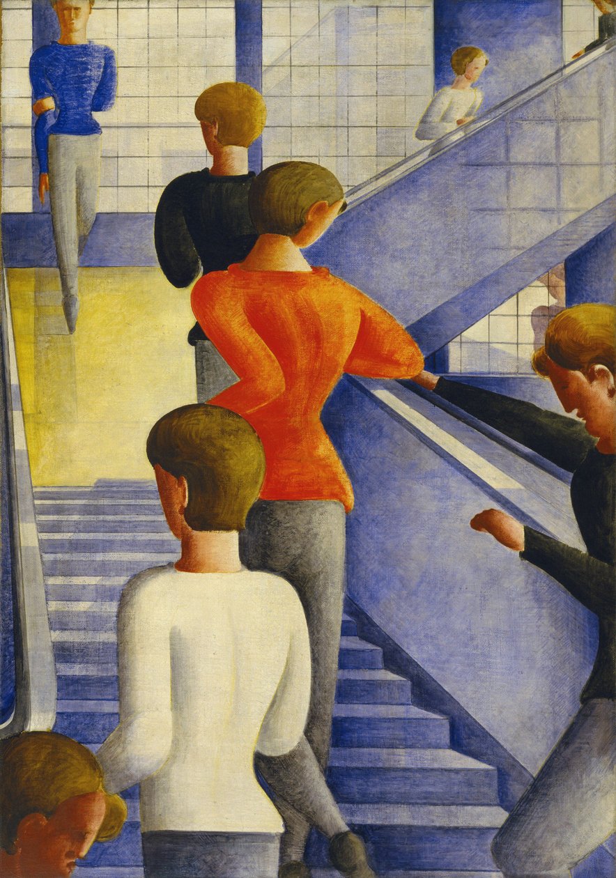 A Bauhaus lépcsőház alkotó: Oskar Schlemmer
