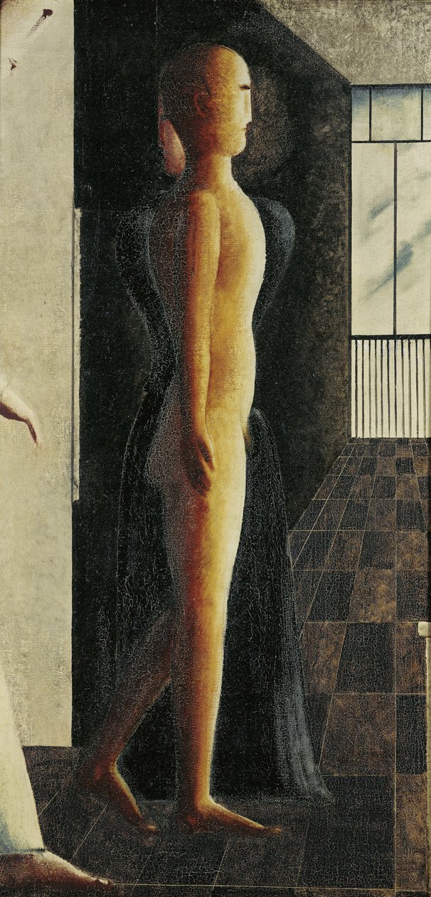 Akt, nő és jövés, 1925. alkotó: Oskar Schlemmer