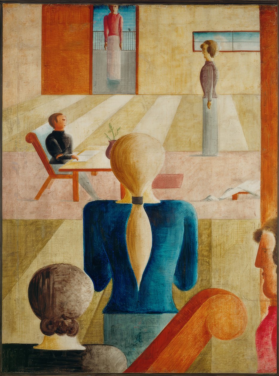 Oskar Schlemmer, női iskola / 1930 alkotó: Oskar Schlemmer