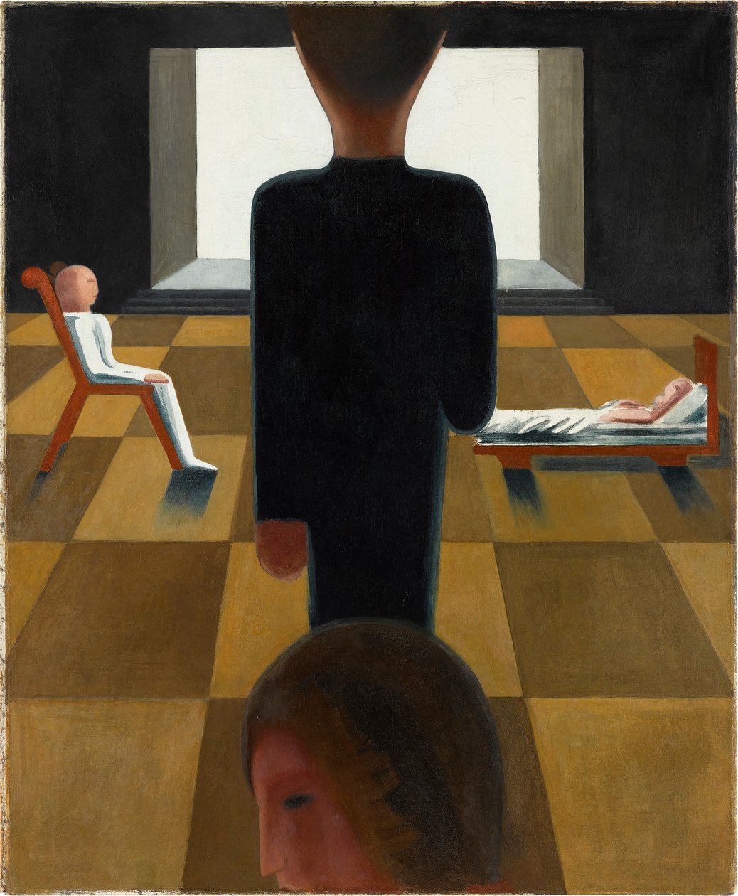 Pihenő, 1925. alkotó: Oskar Schlemmer